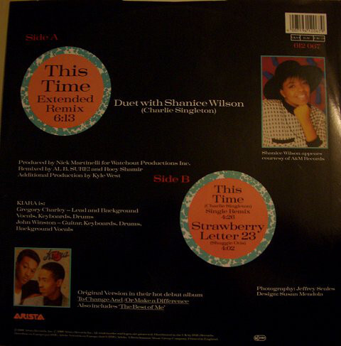 Kiara Duet With Shanice Wilson - This Time (12") - Bild 2 von 2
