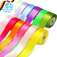 Dooozy Satinband BäNder, 12 Farben 25Mm 10M Breit Geschenkband Schleifenband FüR