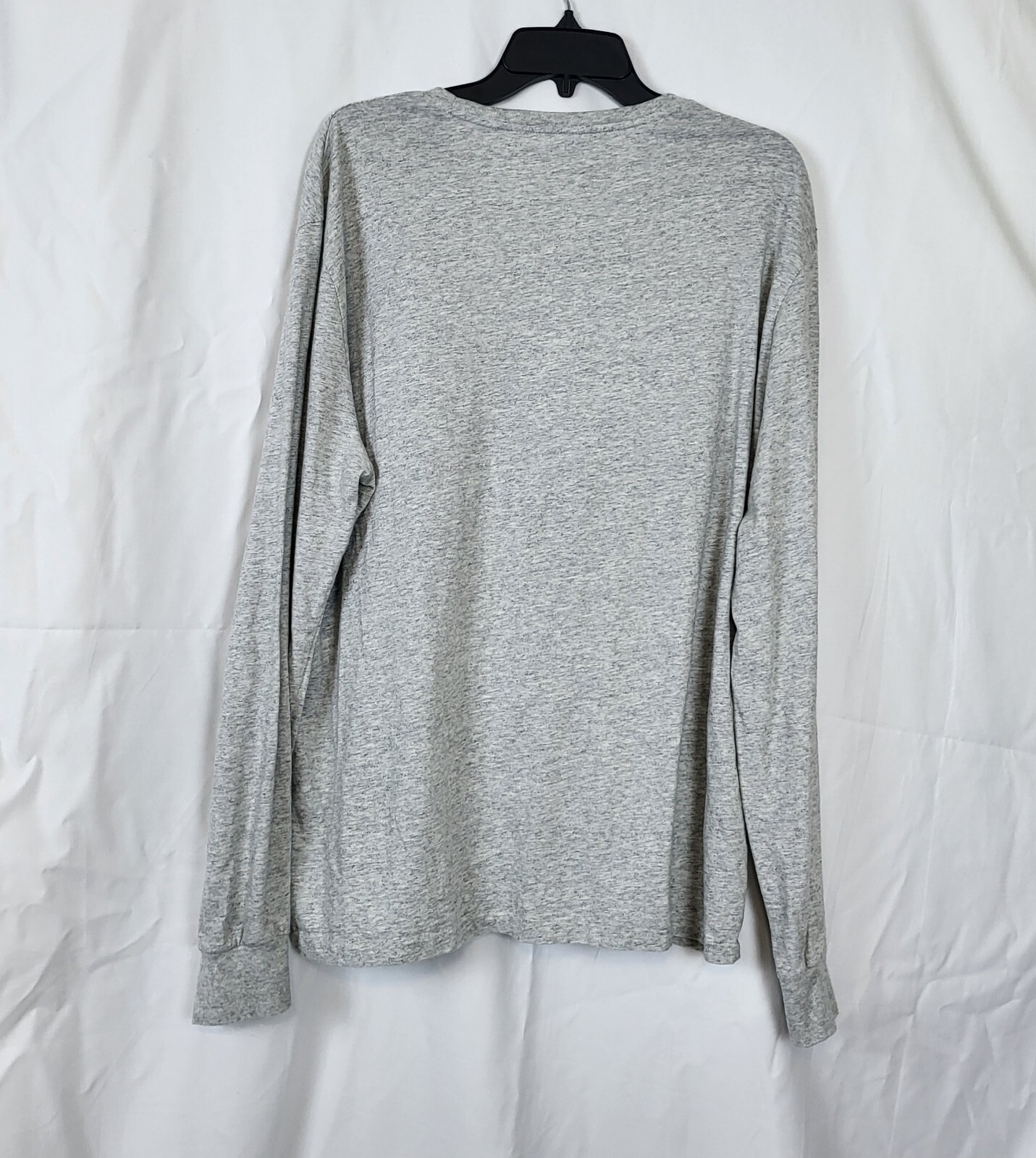 Polo Ralph Lauren uomo grigia manica lunga pony logo preppy t shirt taglia XL