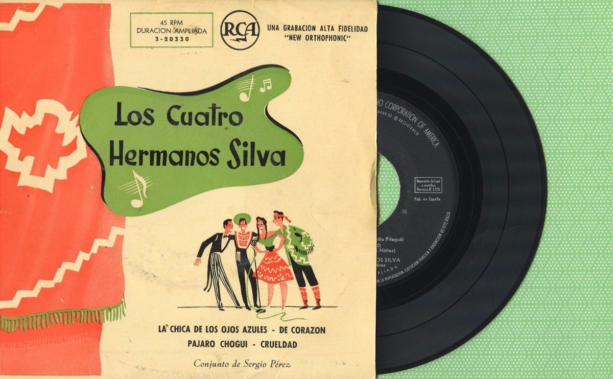 LOS CUATRO HERMANOS SILVA / Pajaro Choui / RCA 3-20330 Press