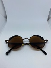 2022 Gothic Steampunk Sunglasses Round Retro 2671 51-17 135 Sunglasses