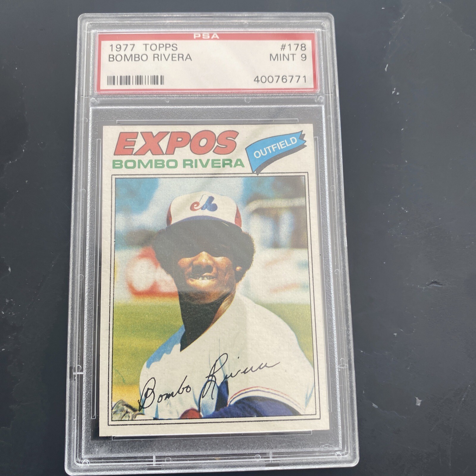 1977 Topps Baseball 178 Bombo Rivera Rookie Set Break Montreal Expos