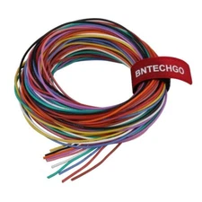 bntechgo 24 gauge silicone wire kit 10 color each 10 ft flexible 24 awg stranded