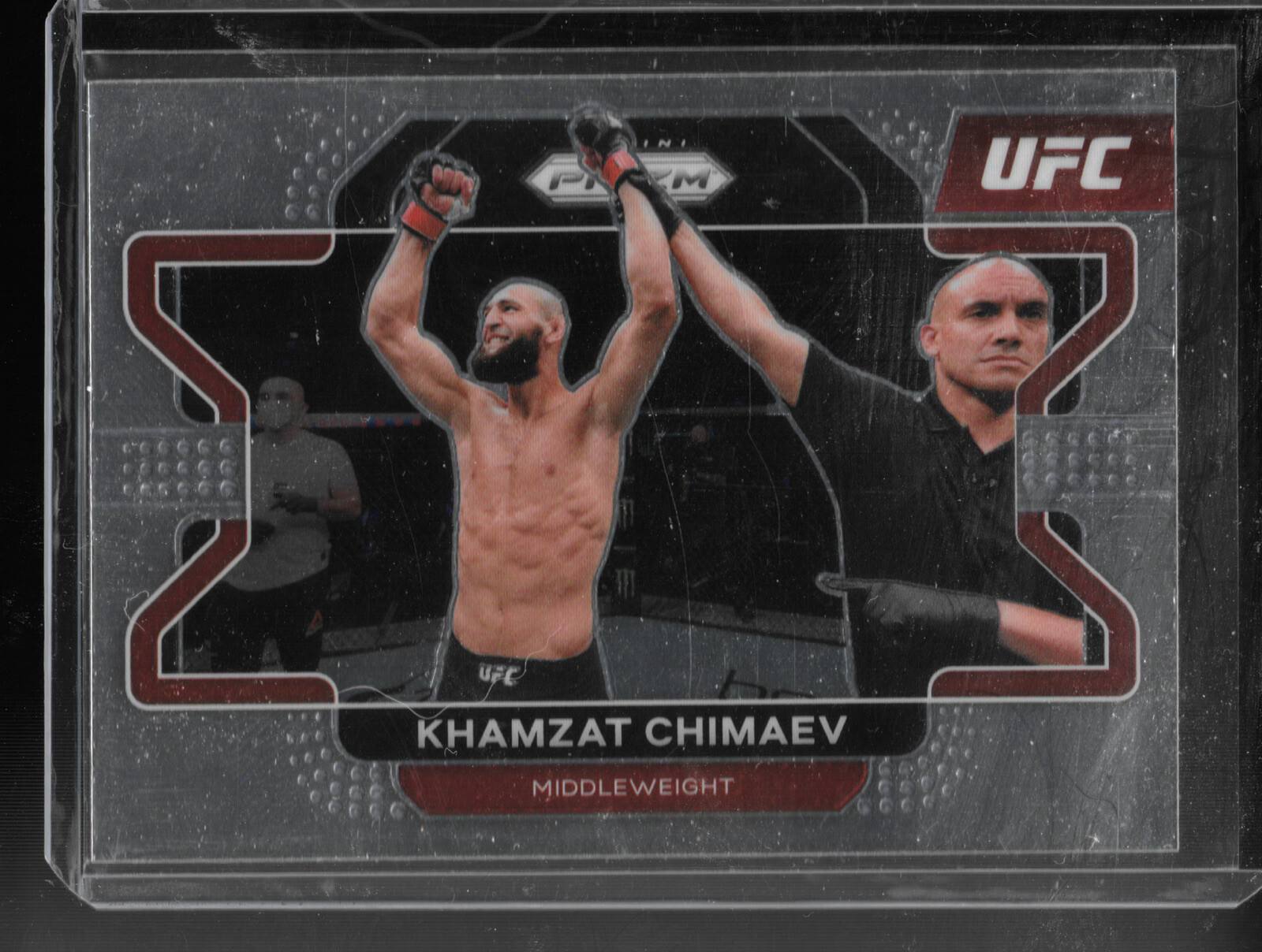 2022 Panini Prizm UFC Khamzat Chimaev Base #94 Middleweight