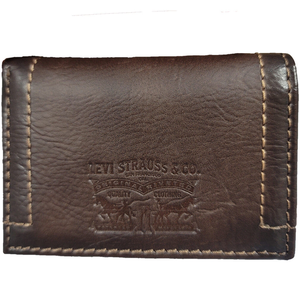 Levis Wallet Mens Trifold Wallet w 