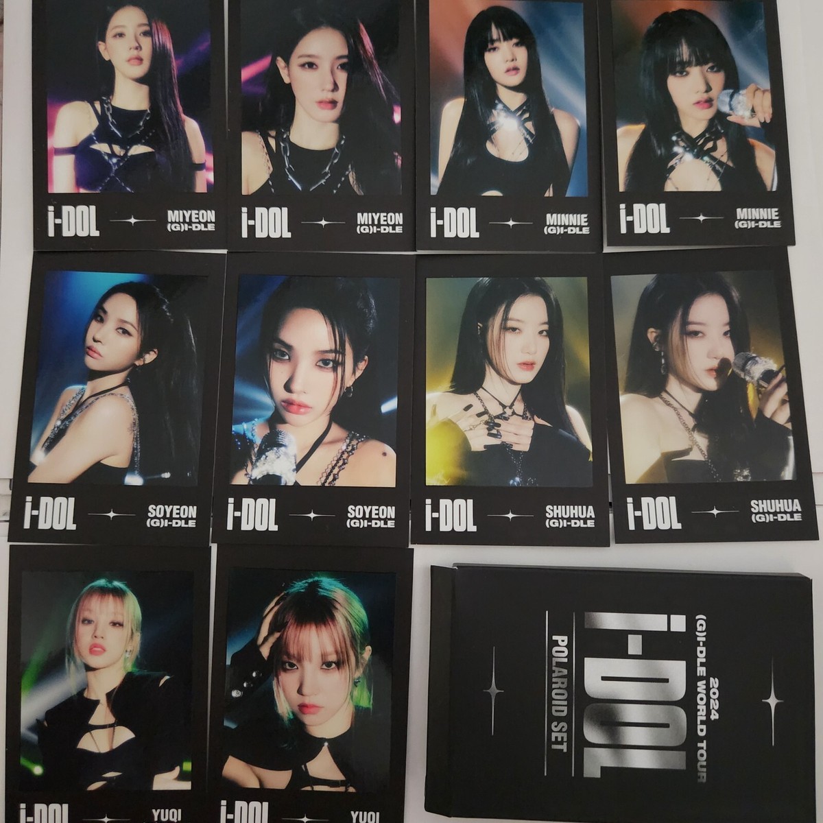 G)I-DLE) INSTANT PHOTO CARD SET 2024 WORLD TOUR MD | eBay