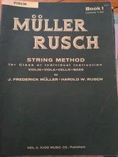 Muller-Rusch String Method Book 1 - Violin