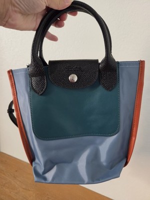 Used Longchamp Blue Shoulder Bag