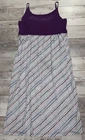Disney Cruise Line Maxi Dress Sundress size XXXL 3XL - Purple/Stripes - NEW