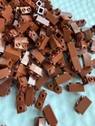 LEGO-NEW-#32952-REDDISH BROWN-BRICK MODIFIED 1 X 1 X 1 2/3 W/ STUDS-35 PIECES