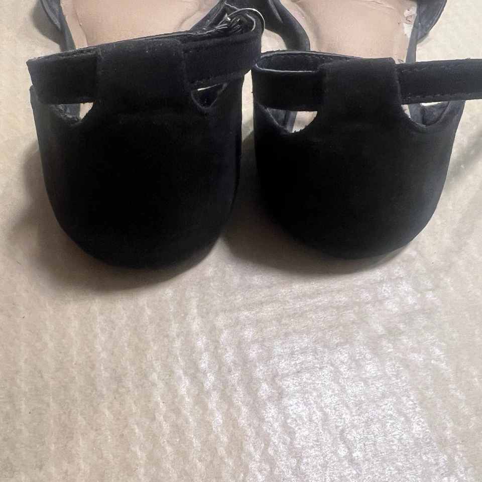 Torrid балет плоский туфли женщин широкий 6,5 черный вкратце лодыжки пряжка ремень Reg 7 - Изображение 4 из 4