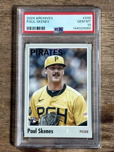 2024 TOPPS ARCHIVES - 1970 TOPPS PAUL SKENES #200 (RC) - PSA 10 GEM MT