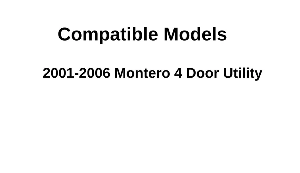 Fits 2001-2006 Mitsubishi Montero Rear Window Back Glass Stationary Heated - Изображение 4 из 4