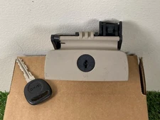 Buick Lacrosse Glove Box Latch '05-09 Compartment Handle Lock W/Key TAN OEM