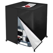 210D Waterproof Cover for IBC Tanks Featuring a Convenient Lid Door Design