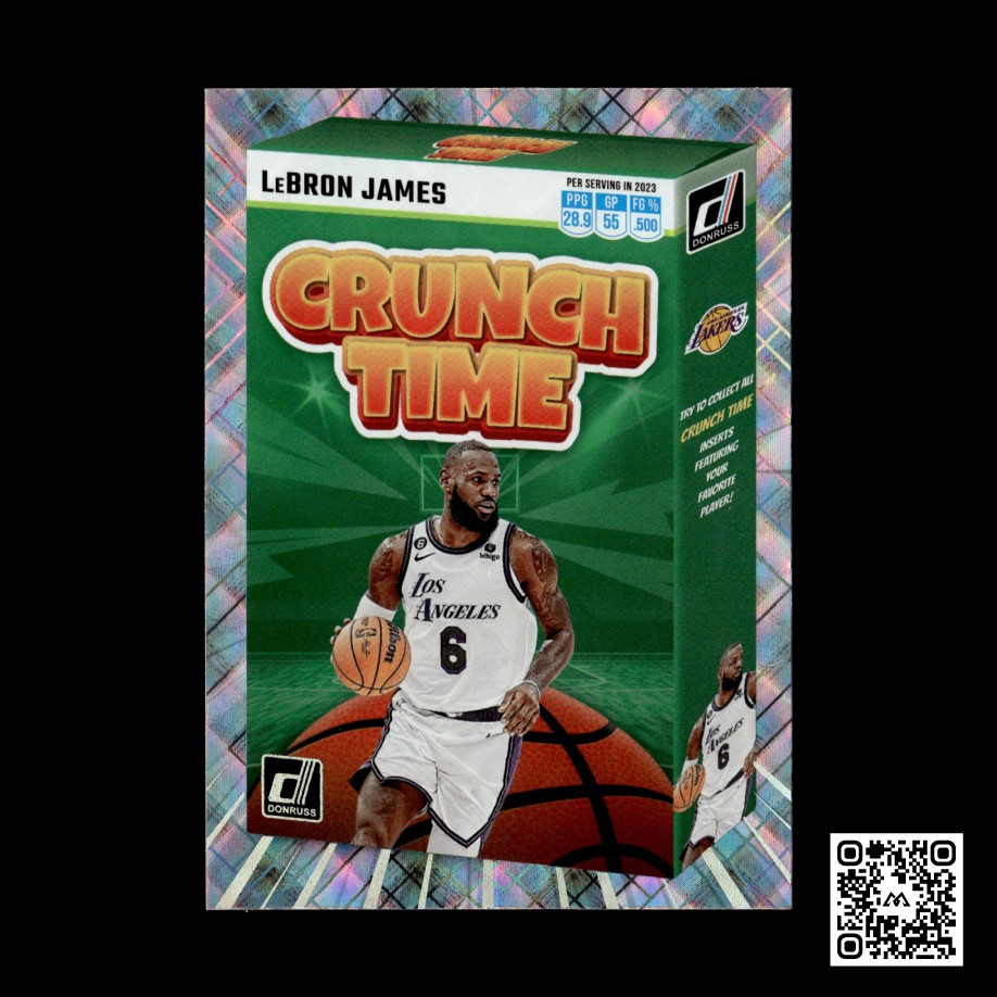 2023-24 Donruss #2 LeBron James Crunch Time Diamond