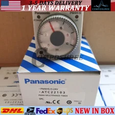 US Free TAX 1PC PM4HS-H-24V ATC22103 TIME RELAYS PM4H MULTIRANGE TIMER