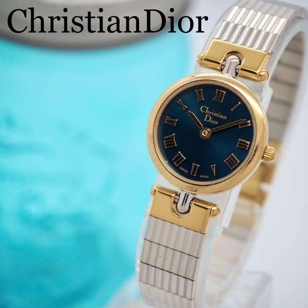Christian Dior ディオール　レディース 時計 3025 T.813 楽天市場】クリスチャンディオール 3025 ラウンドフェイス