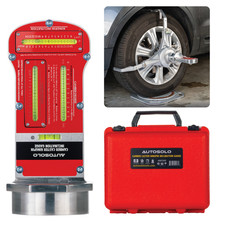 Camber Caster Kingpin Inclination Wheel Alignment Gauge W Magnetic Adapter