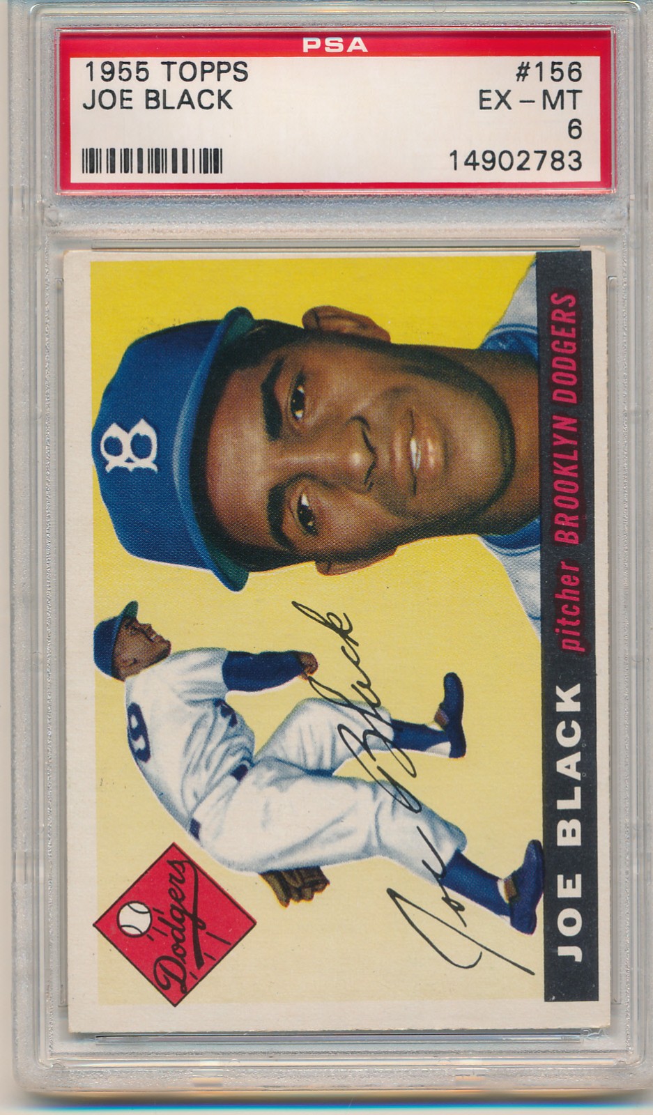 1955 Topps Joe Black (#156) PSA6 PSA