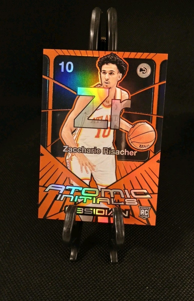★Risha★ 2024-25 Panini Obsidian - Atomic Initials Zaccharie Risacher