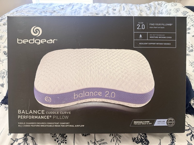 Bedgear Balance 2.0 Cuddle Curve Bed Pillow