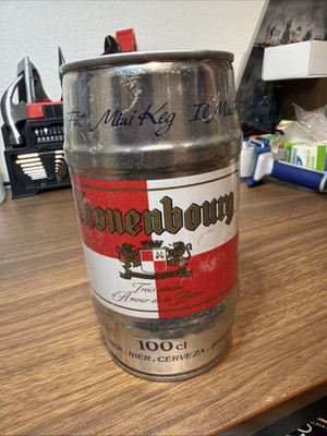kronenbourg mini keg 100 cl closed top empty