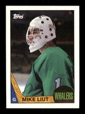 152 Mike Liut G 1 Whalers 1987 Topps Hockey Sports Trading Card 