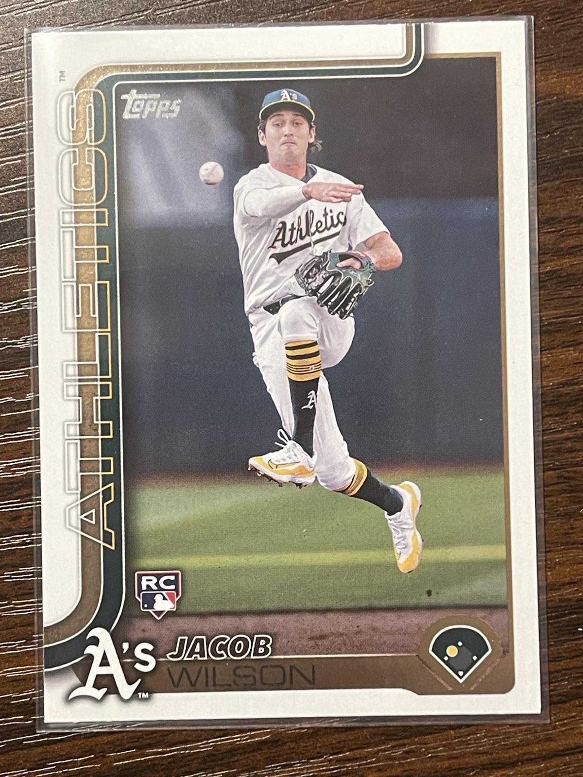 2025 Topps Series 1 - #314 Jacob Wilson Rookie Card (RC) Athletics