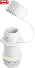 Threaded Drain Plug with Plastic Tethered Cap for Cooler,Compatible with Igloo 5