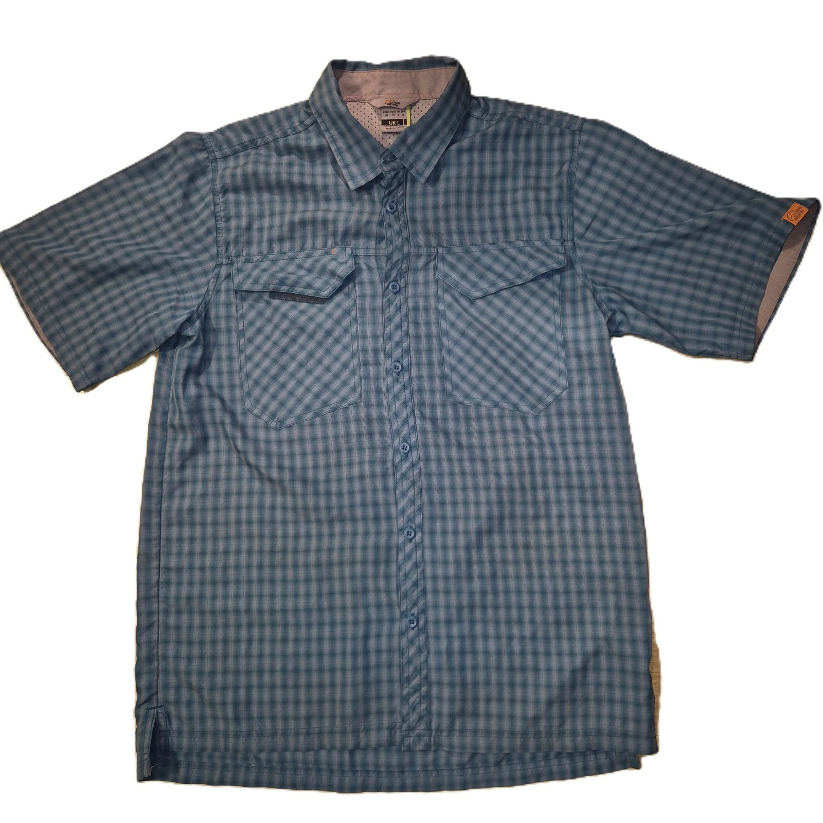 Lowe Alpine Shirt Men's Long Sleeve Button-Up Shirt Large Green Check Hiking
Opens in a new window o