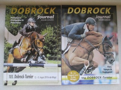 Nachlaß seltene Sammlung ! 2x Reiten DOROCK JOURNAL Ausgabe Cuxhaven 2010/11