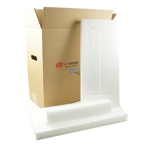 Small PC Workstation Shipping Box Heavy Duty Cardboard with Foam ...
