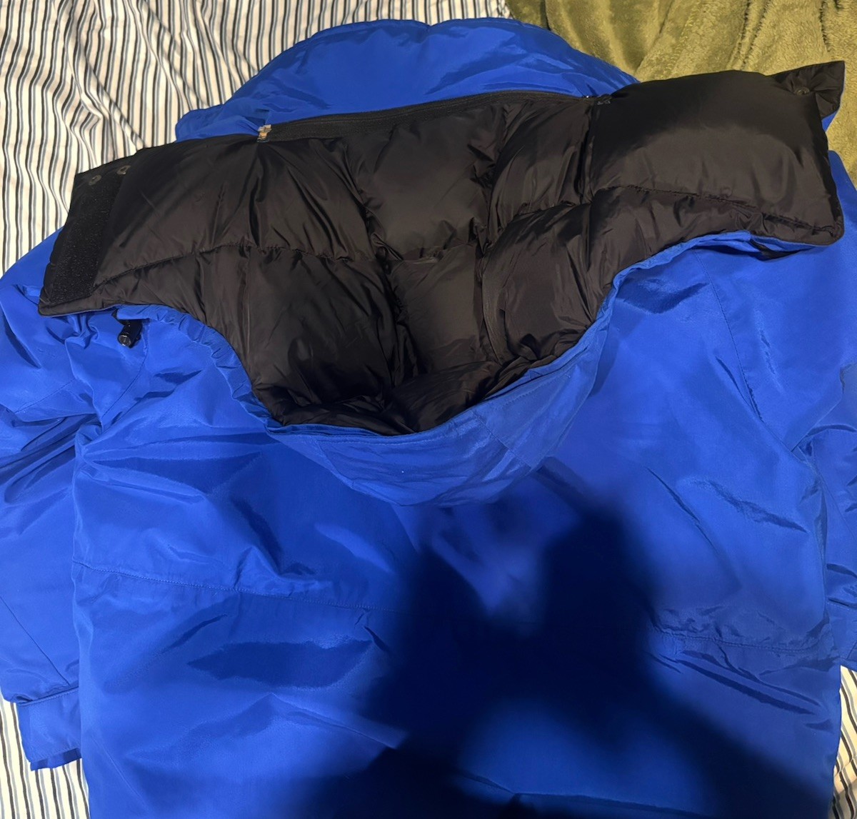 Vintage 90s Marmot Mammoth Gortex Biggie Down Fill Jacket Cobalt Blue Small image 7