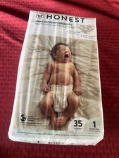 Clean Conscious Diapers  , Size 1, 8-14 lbs, Pandas, 35 Diapers