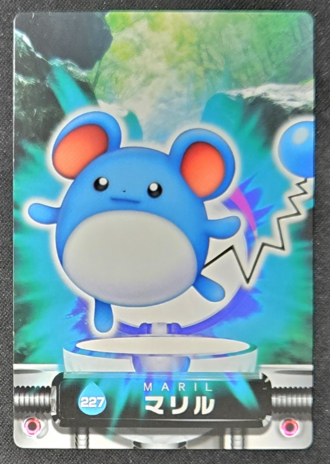 Japanese Marill No. 227 Carddass Zukan Advanced Generation Bandai Pokémon TCG NM