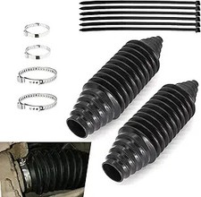 Car Steering Rack And Pinion Boot Set Inner Tie Rod Boot Kit Universal Replace