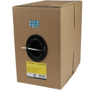 Startech Bulk Cat 5E Ethernet-Kabel 1000 Fuß 3048 m solide cmr-bewertet weiß Taa Com