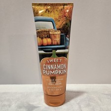 Bath Body Works SWEET CINNAMON PUMPKIN Moisturizing Body Cream 8 oz NEW