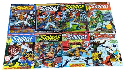 Lot 8 Vintage Doc Savage #1,#2,#3,#4,#5,#6,#7,/1-8 Movie/TV Soon High Grade