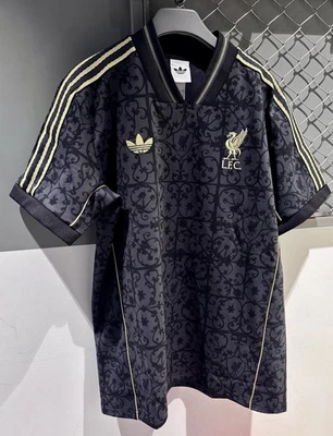 LFC FC Liverpool  adidas Mens 25/26 LFSTLR Tee Black & Gold Jersey Trikot - Bild 1 von 4