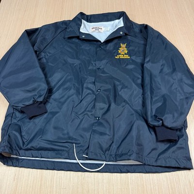 vtg 90s Westark Illinois State Rifle Association Coaches Jacket 2XL Windbreaker