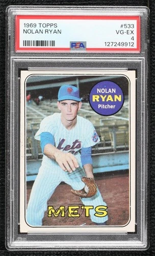1969 Topps High # Nolan Ryan #533 PSA 4 HOF
