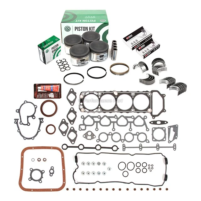 Juego completo de juntas pistones rodamientos aptos para 93-97 Nissan Altima KA24DE DOHC Foto 2 de 4