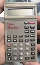 Vtg Calculated Industries Frame Master II Gray Film Video Calculator For Parts 