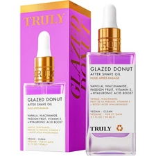 Truly Beauty Glazed Donut After Shave Oil - Razor Bumps Treatment for Women R...