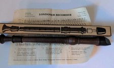 Vintage Londoner Soprano Recorder Flute Made In Great Britain Original Box ...