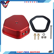 Valve Cover Kit Billet Aluminum Sandblasted Red Oxide For GX390 Predator 420