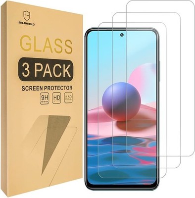 3PCS Glass Screen Protector for Xiaomi Redmi Note 10 & Note 10s