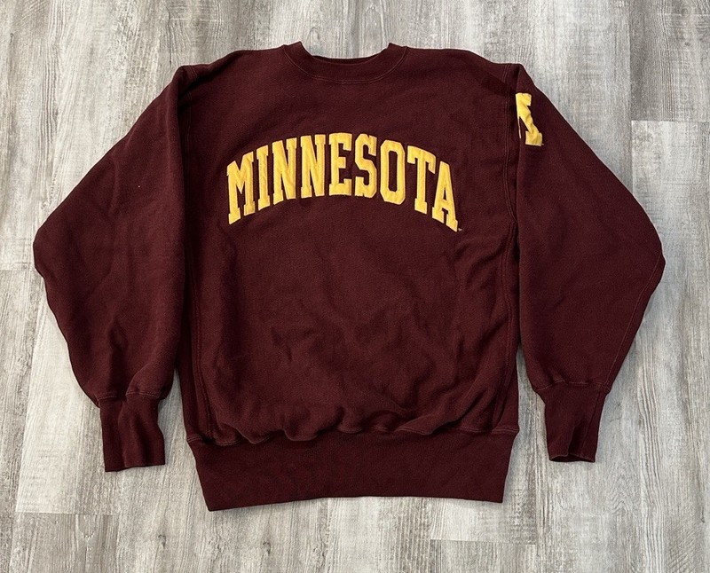 Champion Reverse Weave University Minnesota Golden Gophers Sweatshirt XL